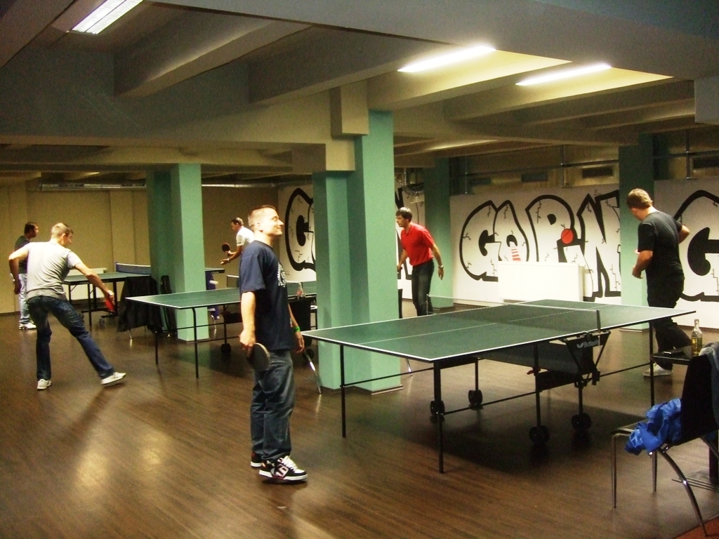 Stolní tenis v klubu Harlequin Praha