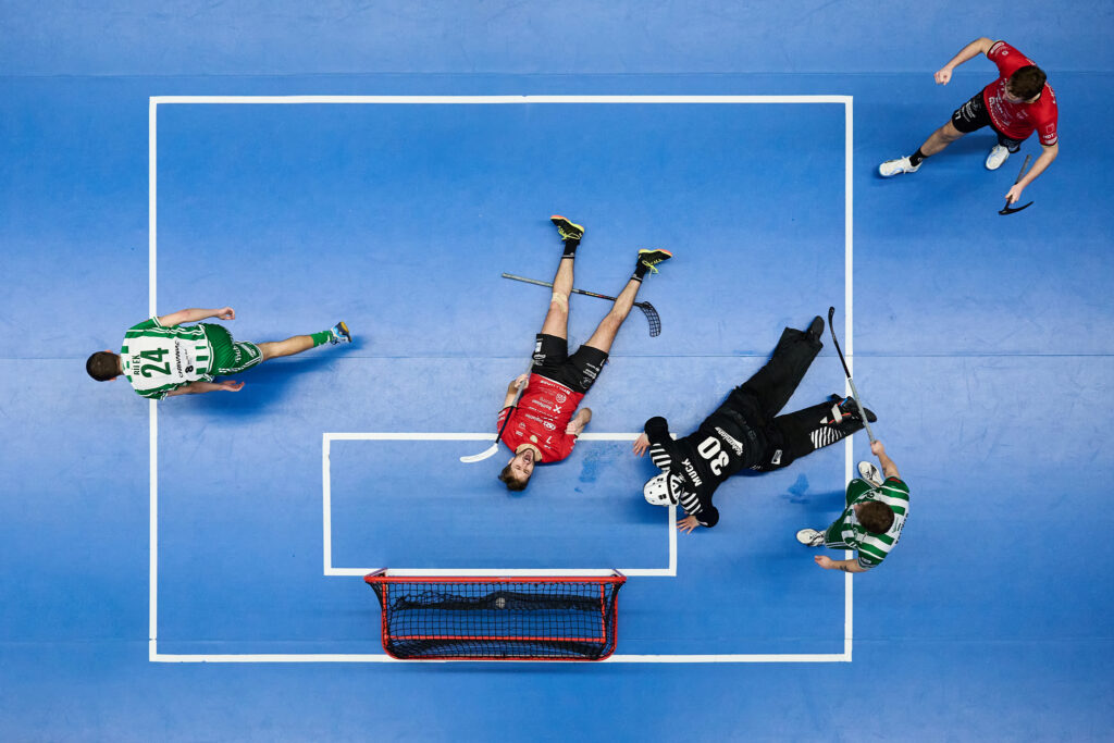 Livesport Superliga - Playoff - 6. semifinále - ESA logistika Tatran Střešovice vs. FbŠ Bohemians - 18.4.2025 - Sportovní centrum Řepy, Praha - (foto: Matyáš Klápa / www.tatranflorbal.cz)